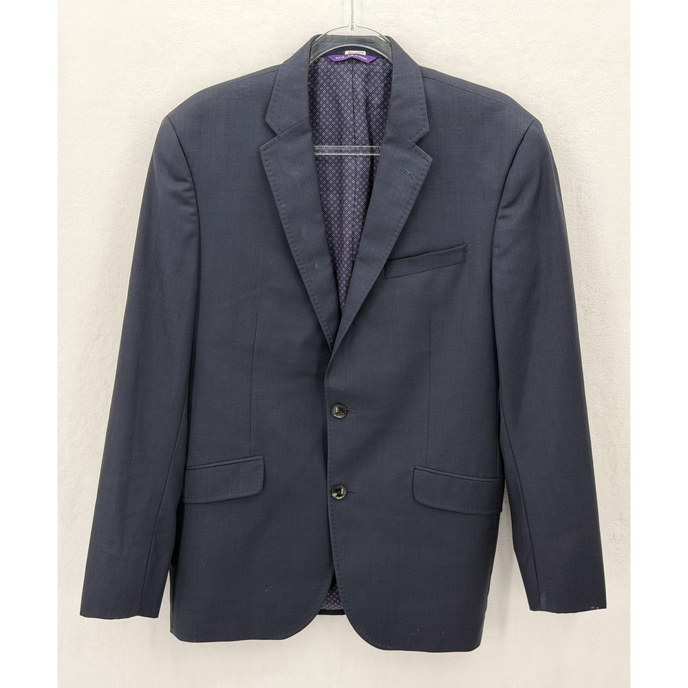 Ted Baker Suit Jacket Mens 42R Navy Wool Endurance Jones CT Blazer Business Work